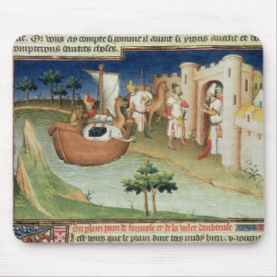 Mousepad Marco Polo com chegada dos elefantes e dos camelos