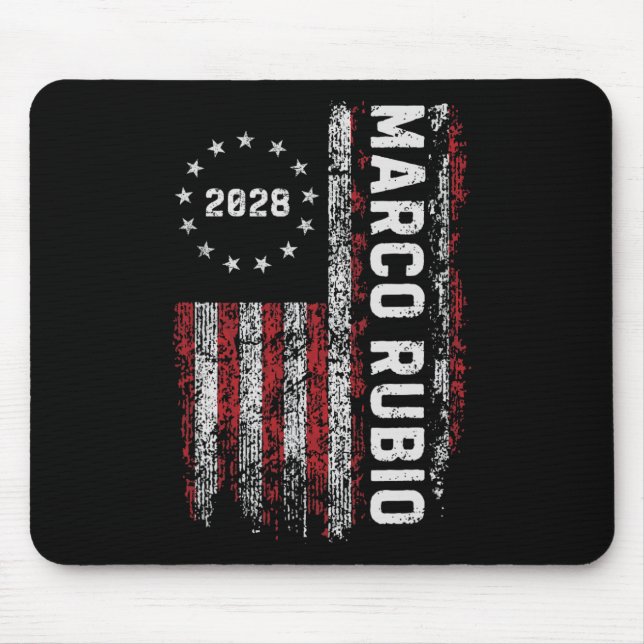 Mousepad Marco Rubio 2028 President 48 Election Campaign Us (Frente)