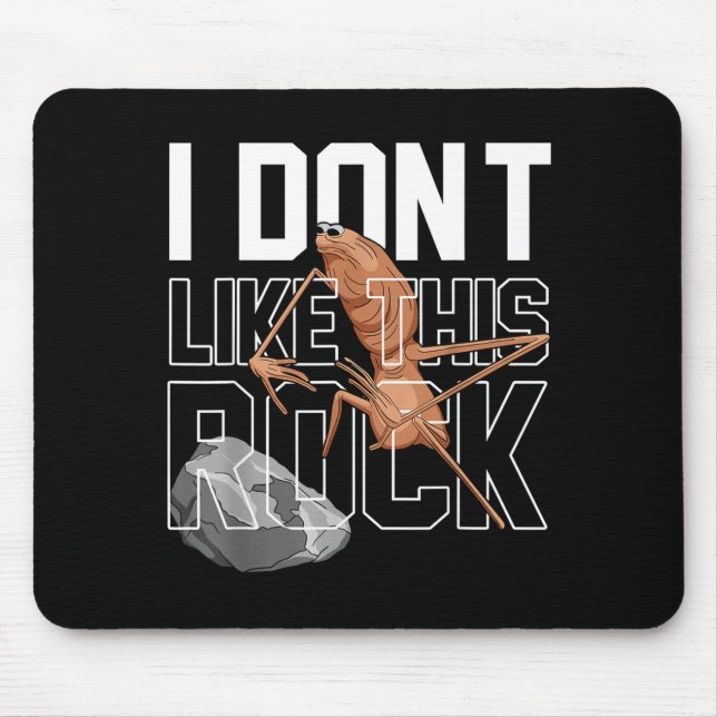 Mousepad Marcus O Verme Não Gosto Desta Rocha Meme Engraçad (Frente)