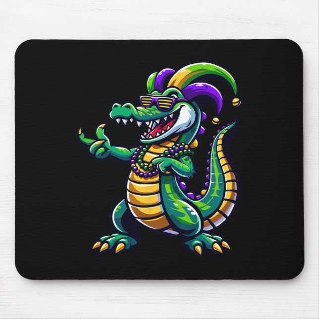 Mousepad Mardi Gras Alligator Costume Kids Toddler Boys Mar (Frente)