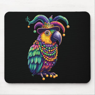 Mousepad Mardi Gras Cute Parrot Mask Costume Mulheres G