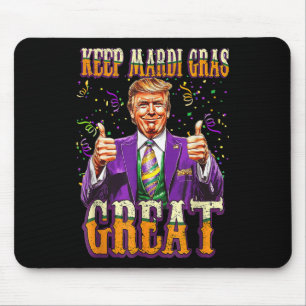 Mousepad Mardi Gras Donald Trump Excelente Novamente Bandei