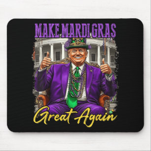 Mousepad Mardi Gras Donald Trump Excelente Novamente Bandei