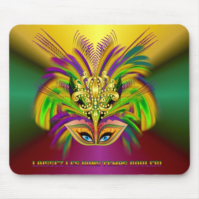 Mousepad Mardi-Gras-Mask-The-Queen-V-2 (Frente)