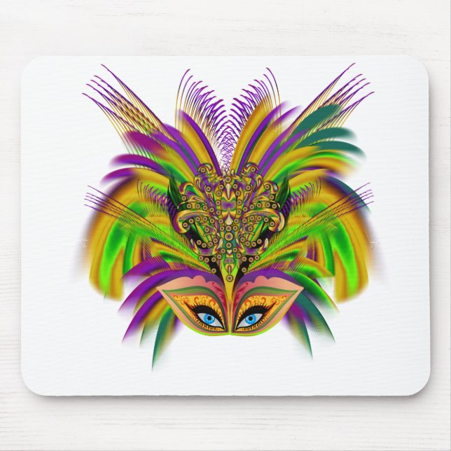 Mousepad Mardi-Gras-Mask-The-Queen-V-3 (Frente)