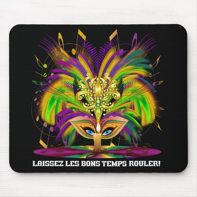 Mousepad Mardi-Gras-Mask-The-Queen-V-4 (Frente)