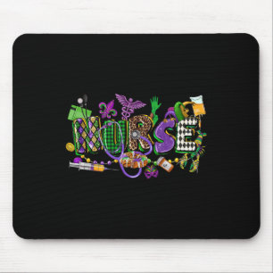 Mousepad Mardi Gras Nurse Parade Carnaval Icu Rn Enfermagem