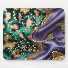 Mousepad Mardi Gras Roxo Verde E Dourado