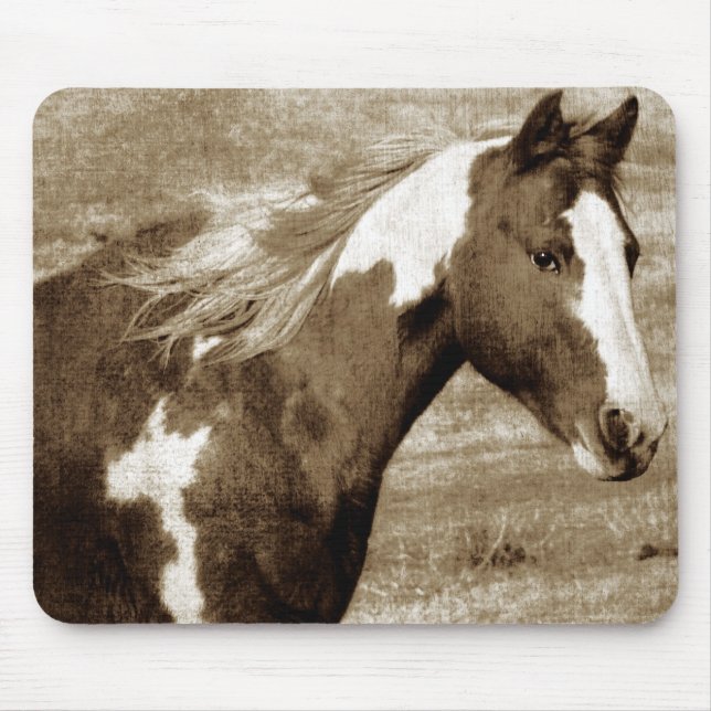 Mousepad Mare de pintura antiga (Frente)
