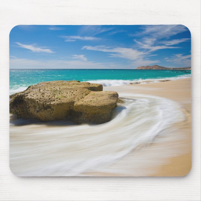 Mousepad Maré Oceânica Gira Na Praia (Frente)