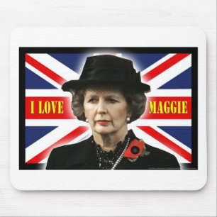 Mousepad Margaret Thatcher I Love Maggie