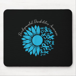 Mousepad Margarida Azul Fita Deficiências de Desenvolviment
