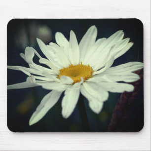 Mousepad Margarida Branca Flor