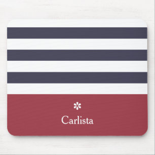 Mousepad Margarida conhecida vermelha das listras