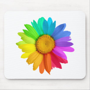 Mousepad Margarida do arco-íris