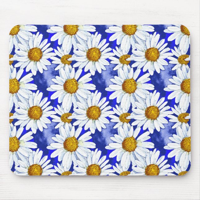 Mousepad Margarida no Azul Denim (Frente)