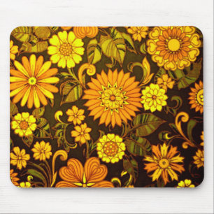 Mousepad Margaridas alaranjadas