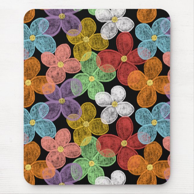 Mousepad Margaridas de Giz (Frente)