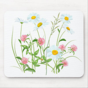 Mousepad Margaridas e madressilva