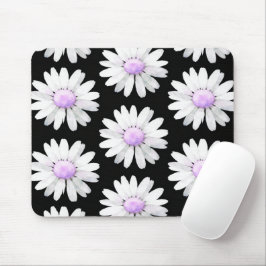 Mousepad Margaridas Roxas Bonitas Pontilhadas