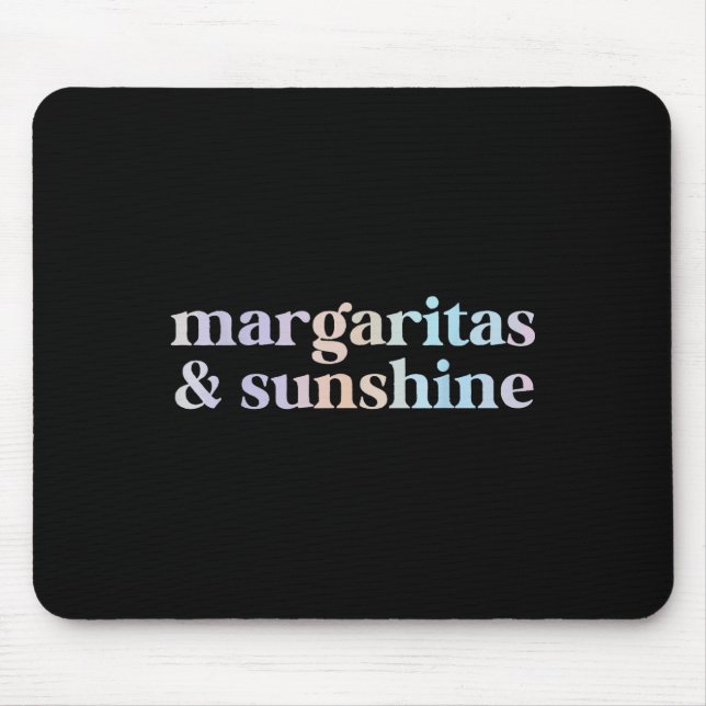 Mousepad Margarita Sunshine Cinco De Mayo Summer Beach Vaca (Frente)