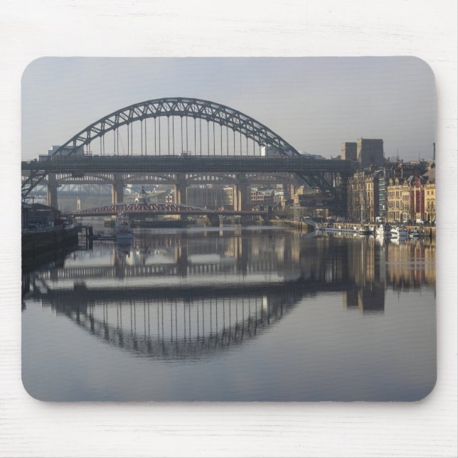 Mousepad Margem do Newcastle & a Ponte Tyne (Frente)