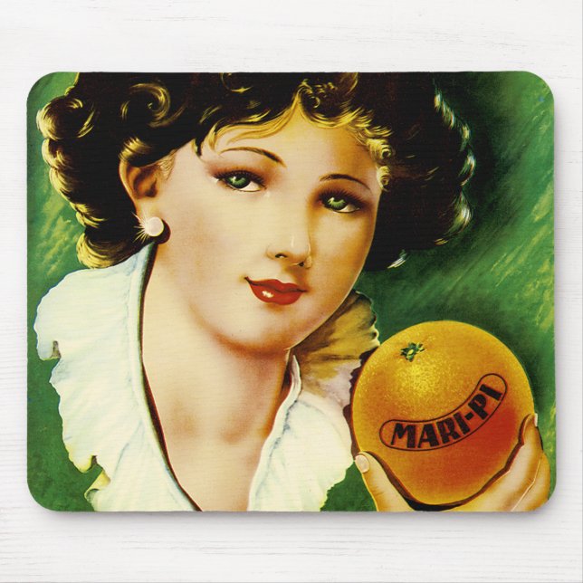 Mousepad Mari Pi Orange (Frente)