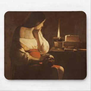 Mousepad Maria Madalena com uma luz da noite, 1630-35