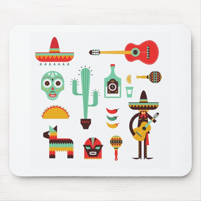 Mousepad mariachi mexicano (Frente)