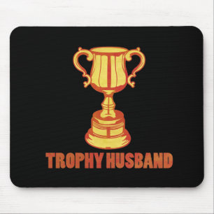 Mousepad Marido do troféu, engraçado+homens+presentes
