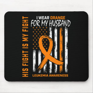 Mousepad Marido Laranja Conscientização sobre o Câncer de L