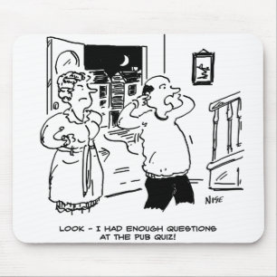 Mousepad Marido não quer questionar