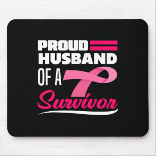 Mousepad Marido Orgulhoso De Uma Mulher Sobrevivente Cancer
