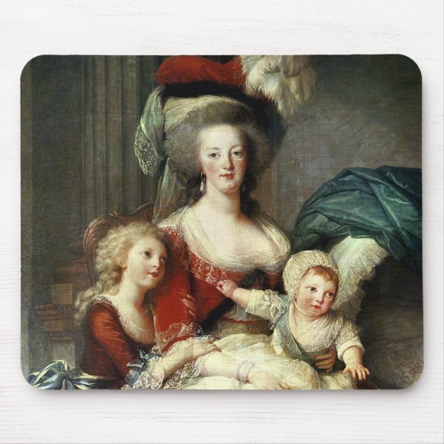 Mousepad Marie-Antoinette e suas quatro crianças, 1787 (Frente)