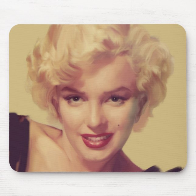 Mousepad Marilyn no preto (Frente)