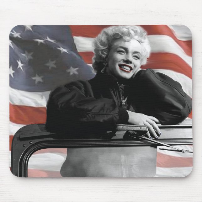 Mousepad Marilyn patriótica (Frente)
