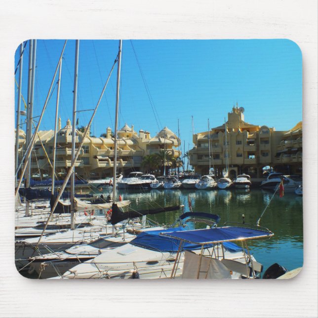 Mousepad Marina em Benalmadena, Espanha (Frente)