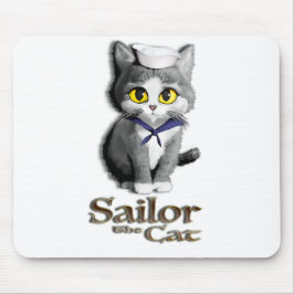 Mousepad Marinheiro o tapete do rato do gato