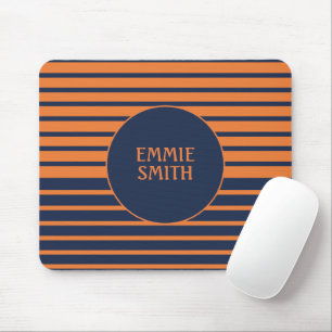 Mousepad Marinho Azul Laranja Strike Personalizado