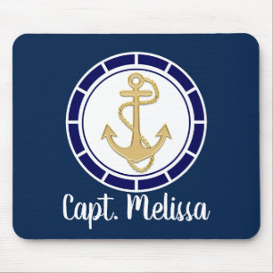 Mousepad Marinho de Âncora do Ouro Central Náutico