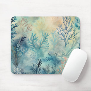 Mousepad Marinho de Coral do Oceano Submarino Coral Recife