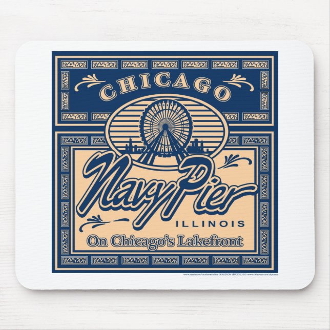 Mousepad Marinho Pier Chicago (Frente)