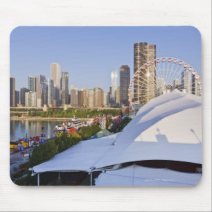 Mousepad Marinho Pier e Centro Chicago