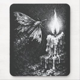 Mousepad Mariposa para a Chama — por BurnsInHell