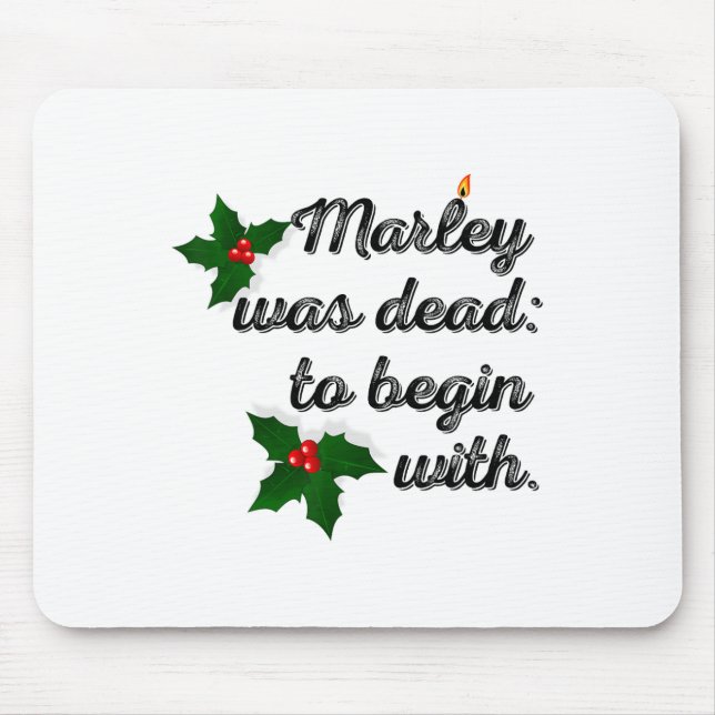 Mousepad Marley Estava Morto Para Começar Com Novidade Dive (Frente)