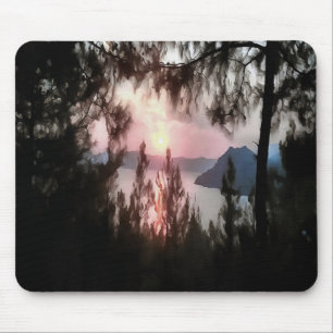 Mousepad Marmaris Sunset Enquadrada Pela Arte Paisagista De