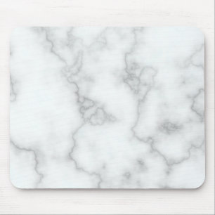 Mousepad Mármore Branco Elegante Faux