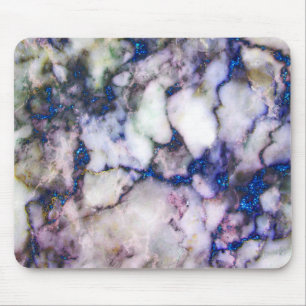 Mousepad Mármore Cor-De-Rosa E Branco