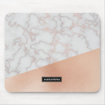 Mármore e tapete do rato conhecido feito sob