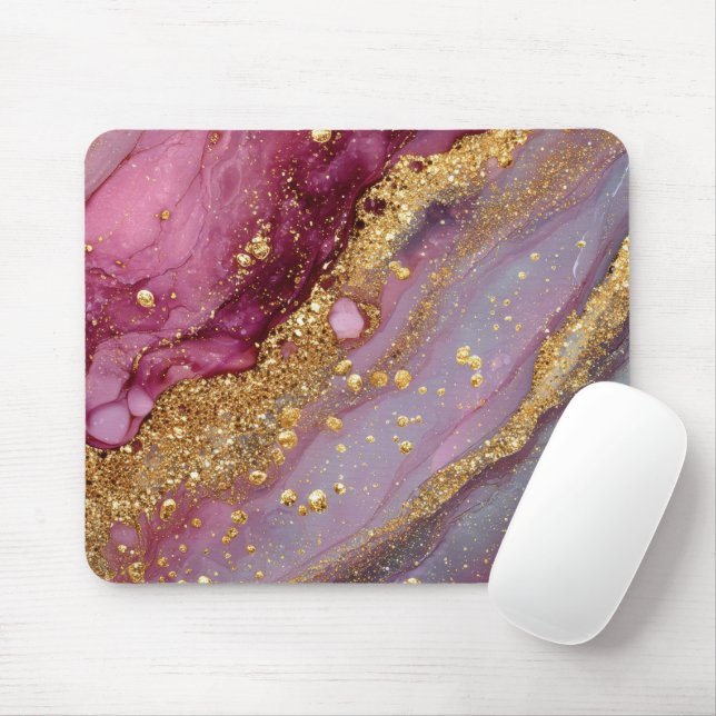 Mousepad Mármore incrível moderno e elegante (Com mouse)